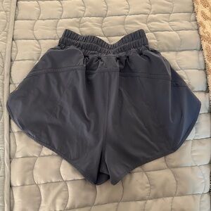 Blue lululemon track that High rise 3”